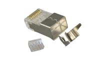 RJ45 jungtis ekranuota FTP CAT7, 20 vnt.